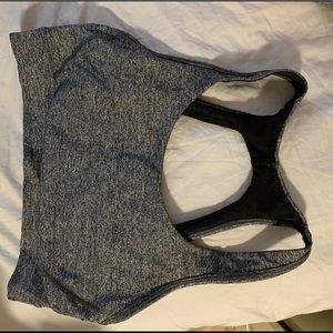 grey victoria secret sports bra